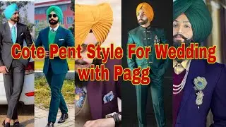 Top 20 Cote Pent Design for wedding // 3 Piece Suit Design 2019// Cote Pent With Pagg Combi