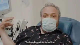 Hal Cruttenden joins the lifesaving pool of Plasma Donors