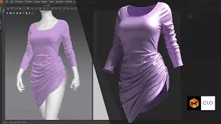 How To Make a Simple Dress - MD, Clo3D