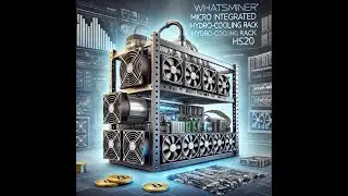 Discover the Power of WhatsMiner's Micro Integrated Hydro-Cooling Rack HS20 #mining #shorts