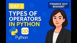 Types of Operators in Python explained in Google Colab | Day 3 | Python Tutorial