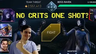 Can I Kill Heroic 7 Boss Raven With No Crits And No DOT? Injustice 2 Mobile