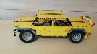 Лего техник самоделка спортивный автомобиль на новой электрике тест драйв и обзор .