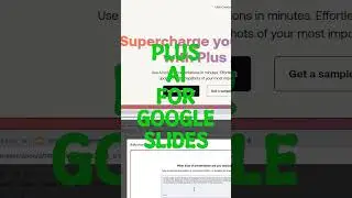 AI Tools - Plus AI for Google Slides 