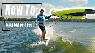 How to: Wing Foil on a boat
