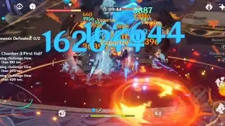Abyss 5.1 Kazuha National 94s Top Half Continuous | Finally sub 100 | Genshin Impact