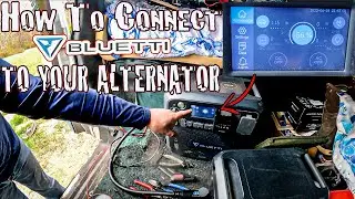 How to Connect Bluetti Power Bank to Your ALTERNATOR! Charging While We Drive!