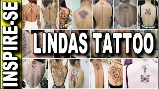 🔥 67 TATUAGEM FEMININA NAS COSTAS, DELICADA, PEQUENA, COLORIDA