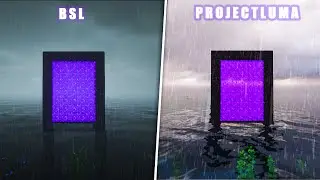 BSL vs PROJECTLUMA SHADERS COMPARISON | Minecraft Java Edition