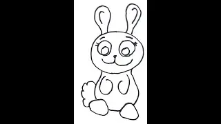 how to draw cute bunny