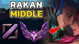 RAKAN MIDDLE MASTER GAMEPLAY, LOL OFF-META BUILD/GUIDE, HOW TO PLAY RAKAN MIDDLE