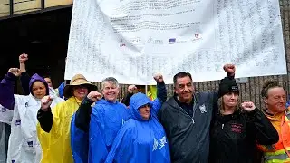 Hamilton hospital workers fight back against privatization!