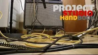 Three example signal paths from guitar to DAW