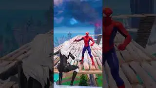 BLACK CAT AND SPIDERMAN MADE A SKYBASE BUT THEN...🥺😯#shorts