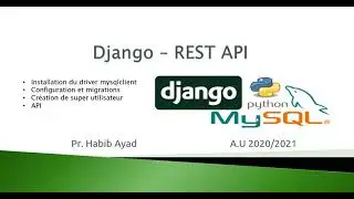Django REST API Framework récupère les données de MySQL phpmyadmin