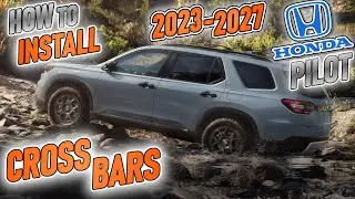 How to Install Cross Bars on 2023-2025 Honda Pilot TrailSport. #howto #hondapilot