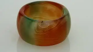 A0302 טבעת אגת אוניקס לאישה –  ORANGE