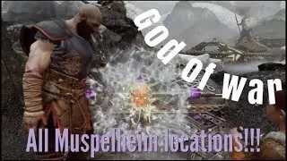 God of war (All Muspelheim Disc Locations)