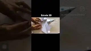 VEJA COMO FAZER UMA ESTRELA 3D 