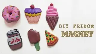 DIY Fridge magnets | Making fridge magnets with Superclay | Aditeaarts