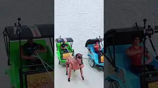 Unboxing Mainan Delman Andong Becak Indonesia