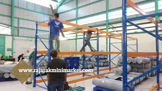 RAK GUDANG HEAVY DUTY RAJA RAK - Instalasi di Pabrik Tekstil di Kab. TEGAL, Jawa Tengah