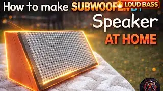 How to make SUB-Woofer Bluetooth speaker at home | RRX DIY AND CREATION |