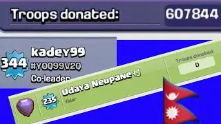 TOP DONATOR AND WORST DONATOR IN SAME CLAN - END OF MAY 2020 SEASON - Clash of Clans