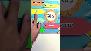 Model verbs project #shorts#ytshorts #viral #trending #ytshorts#trending #environmentday#easydrawing