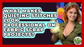 What Makes Quilting Stitches Look Professional On Fabric Scrap Projects? - The Upcycle Lab