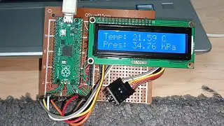 BMP280 SPI LCD 4 BIT RASPBERRY PI PICO ARABIC