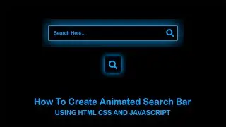 search bar in html and css | simple search box using html and css | animated search bar | am webtech