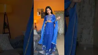 Sharara suit set from @myntra  || Festive  Sharara suit set #myntrahaul #shararasuit #ytshorts
