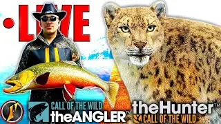 Snow Leopard Hunt! Let's Get That Diamond! + Fishing Later! | LIVE!