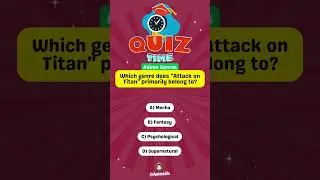 Daily Anime Quiz! 🤔