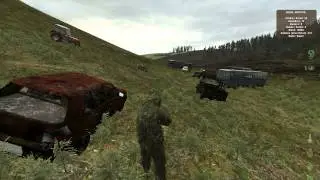 DayZ Hacked Camp With Wall of Flame