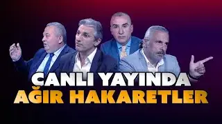 Canlı yayında ağır hakaretler