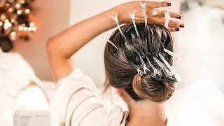 THIS SIMPLE TRICK will Make Your UPDOS PRETTIER | BUN Hairstyles for Medium Long Hair