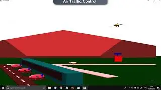 Air Traffic Control OpenGL GLUT Computer Graphics Mini Project