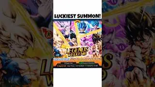 THE LUCKIEST SUMMON EVER IN DRAGON BALL LEGENDS 🤩!? #dragonballlegends #dblegends #shorts