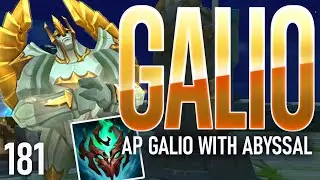 ROAD TO CHALLENGER 😈 AP GALIO 🔥TESTING SOME BUILDS WITH ABYSSAL! | Nemesis