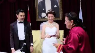 Çınarın Gölgesinde, Nikah sahnesinden  çok özel görüntüler...