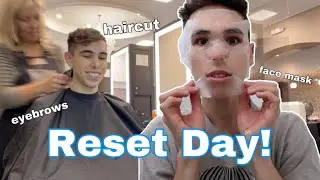 Reset Day | haircut, eyebrows, face mask (Vlogmas Day 3)
