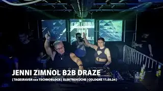 JENNI ZIMNOL B2B DRAZE @ TAGESRAVER xxx TECHNOBLOCK [ ELEKTROKÜCHE 11.05.24 ] [ HARDTECHNO ]