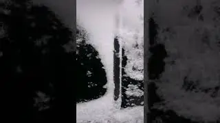 Забыл закрыть окно в машине зимой? Снег в салоне