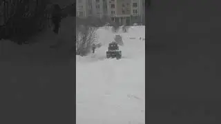 Снежный фонтан