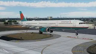 AAL A321 Landing | KPHX | Xplane-12