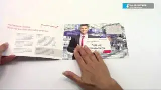 Valk & Partners: Direct mail Pop - Up kaart met heftechniek