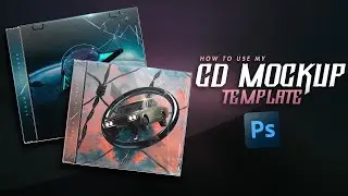 Get awesome Cd mockups with this photoshop template // How to use