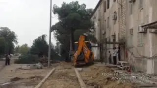 В Ашхабаде вырубают многолетние деревья